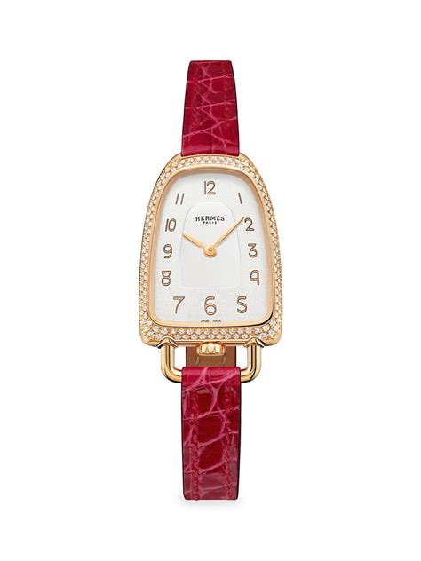 saks hermes watch|Hermes women's watches.